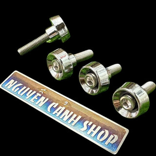 Bộ ốc cao su đệm gác chân Xe Wave 2000-2004