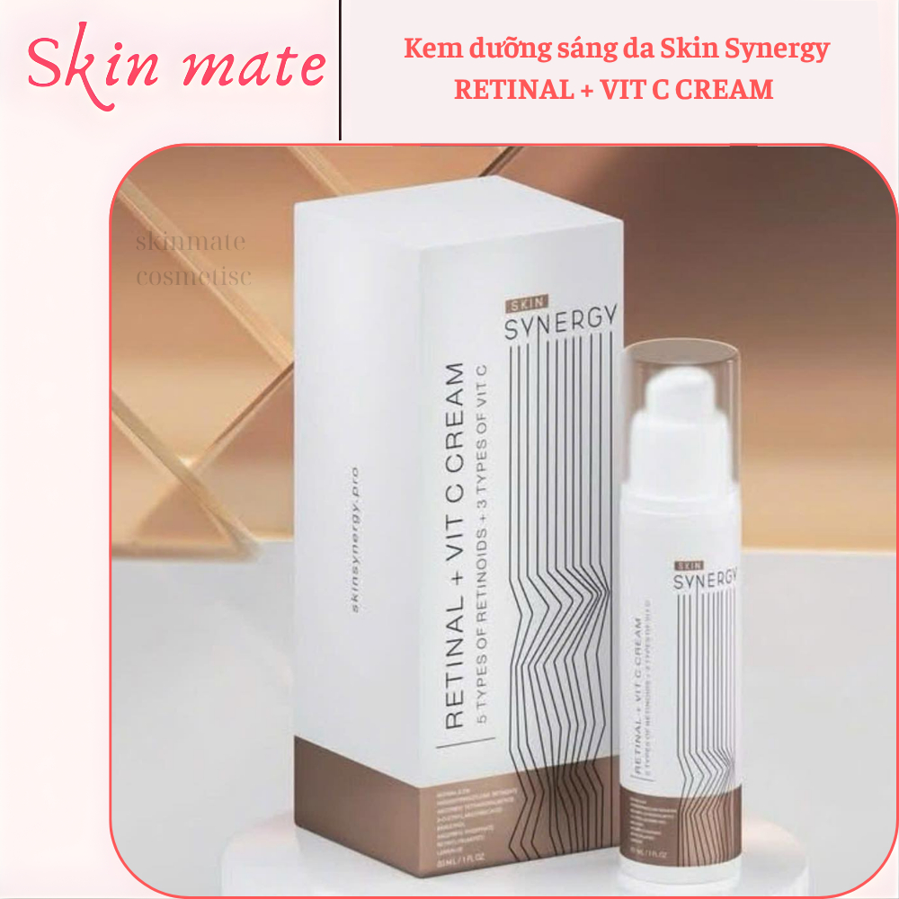 [Công ty] Kem dưỡng sáng da Skin Synergy RETINAL + VIT C CREAM date xa 12.27