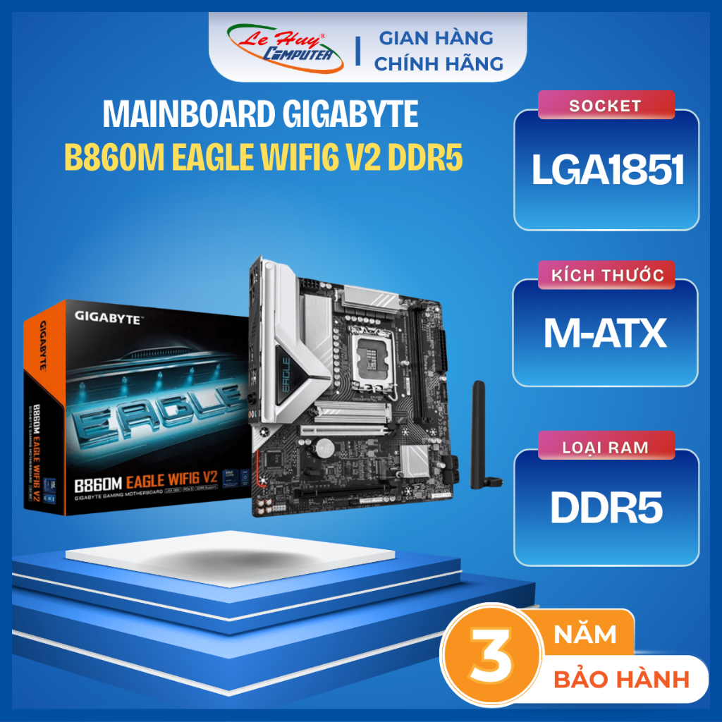 Mainboard Gigabyte B860M EAGLE WIFI6 V2 DDR5
