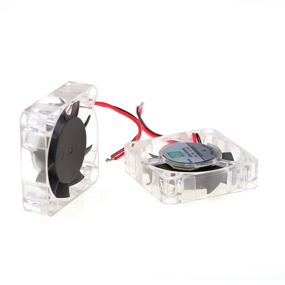 Fan 4010 led -Quạt tản nhiệt mini 4cm êm ái có đèn led dùng nguồn 5v