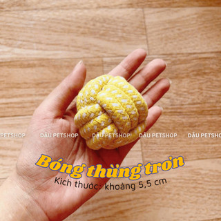 🦴Đồ Chơi Bện Thừng Cho Chó Gặm Nhai Sạch Răng, Bền Chắc, Chống Cắn Phá