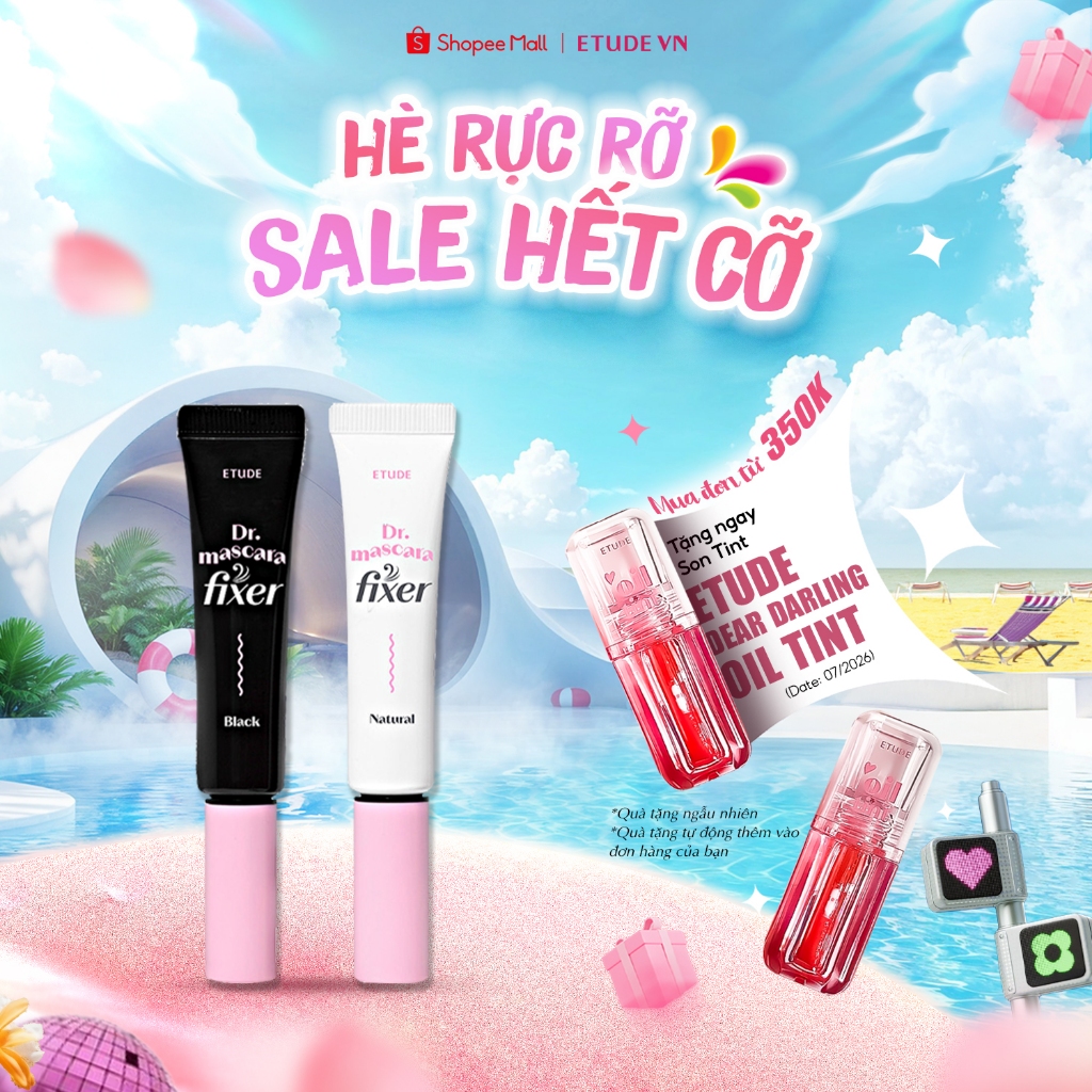 Mascara Cố Định Mi ETUDE Dr. Mascara Fixer 2 Màu