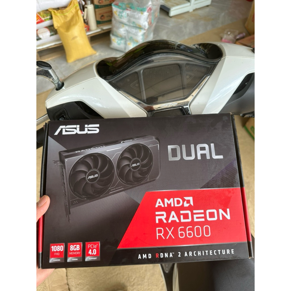 Card đồ hoạ ASUS RX 6600 8G - V3 ( Dual AMD RADEON RX 6600 8G V3)