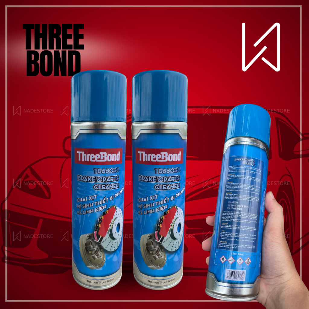 [Chính Hãng] Chất xịt vệ sinh phanh và kim loại ThreeBond - 500ml Brake and Parts Cleaner