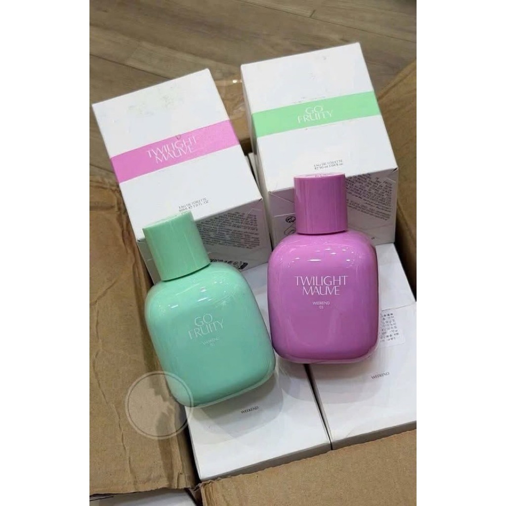 Nước hoa nữ Zara Go Fruity, Twilight Mauve, Pink Flambe 90ml EDT Fullbox