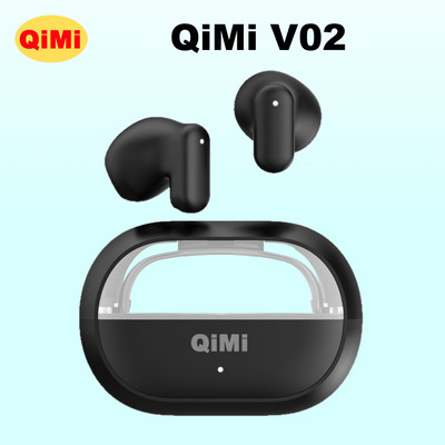 Tai Nghe Bluetooth QiMi V02 - Phiên Bản Mới Chip 5.4 Kết Nối Nhanh Ổn Định Âm Thanh Hay Đàm Thoại Rõ