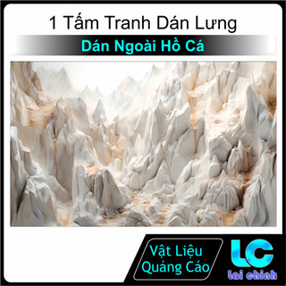 Tranh 3d dán hồ cá_Decal có sẵn keo, Tranh Dán Bể Cá Thủy Sinh, Bể Cá Rồng_SH 10