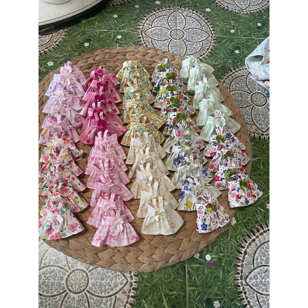 váy 2dây cho doll 5in