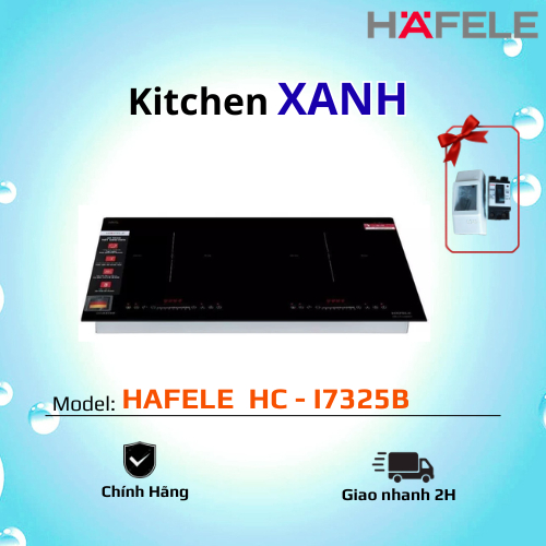 Bếp Từ 2 Vùng Nấu Hafele HC - I7325B - Hàng Chính Hãng - Mặt Kính Schott Ceran - Bảo Hành 2 Năm