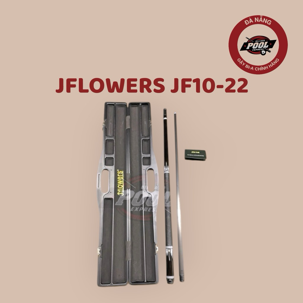 Gậy bi-a, Cơ bida Jflowers JF10-22F [Chính hãng - Bản quốc tế JFS] Bảo hành 1 năm
