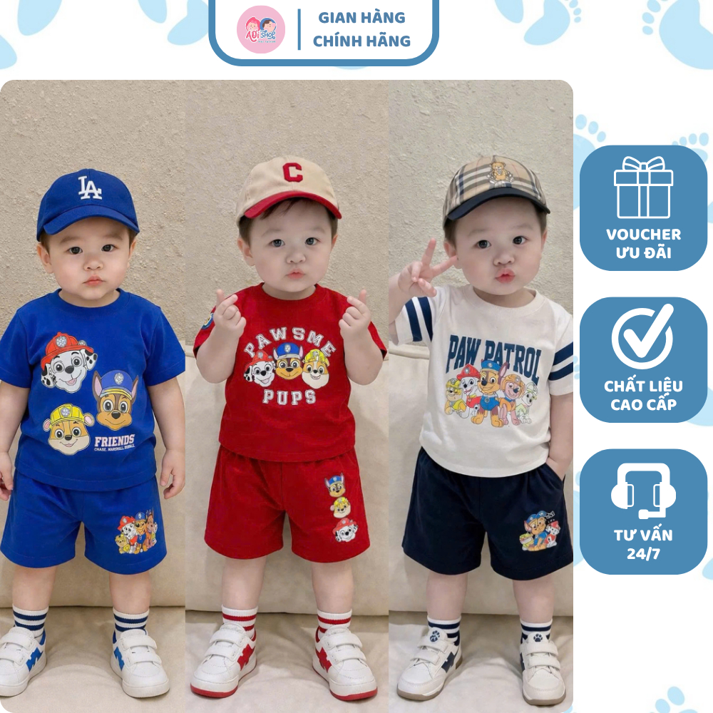 Set 3 bộ chó paw 3 màu- [À ƠI SHOP VIETNAM] C24