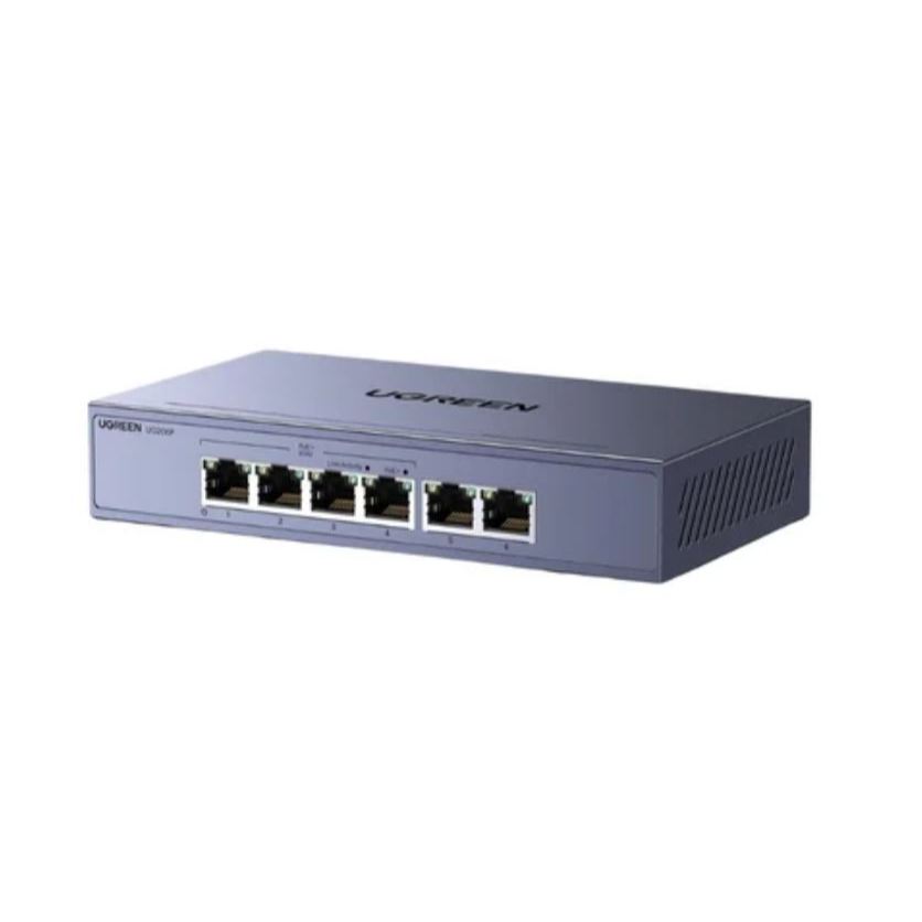 Bộ chia mạng gigabit 6 cổng (4-port PoE + 2-port GE) Ugreen 35371