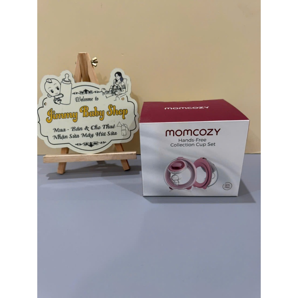Bộ cup Momcozy V2 Pro màu hồng kèm dây hút