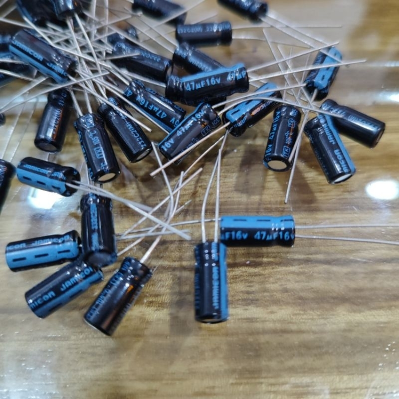 Tụ Jamicon 47uf 16v, tụ phân cực 47uf 16v ( 4 chiếc)