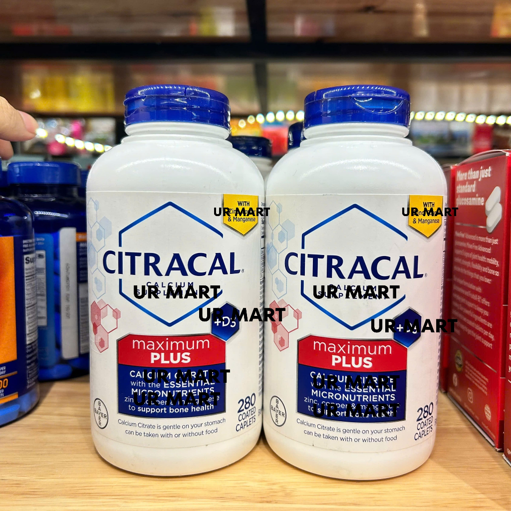 Viên uống bổ sung Canxi, D3 Citracal Calcium + D3 280 viên của Mỹ.