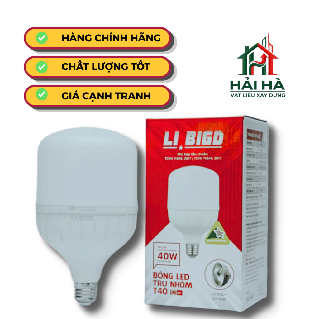[CHÍNH HÃNG] Bóng Đèn LED LI BIGD G8 – Siêu Sáng, Tiết Kiệm Điện, Chống Nhiệt Cao Cấp, Bảo Hành 2 Nă
