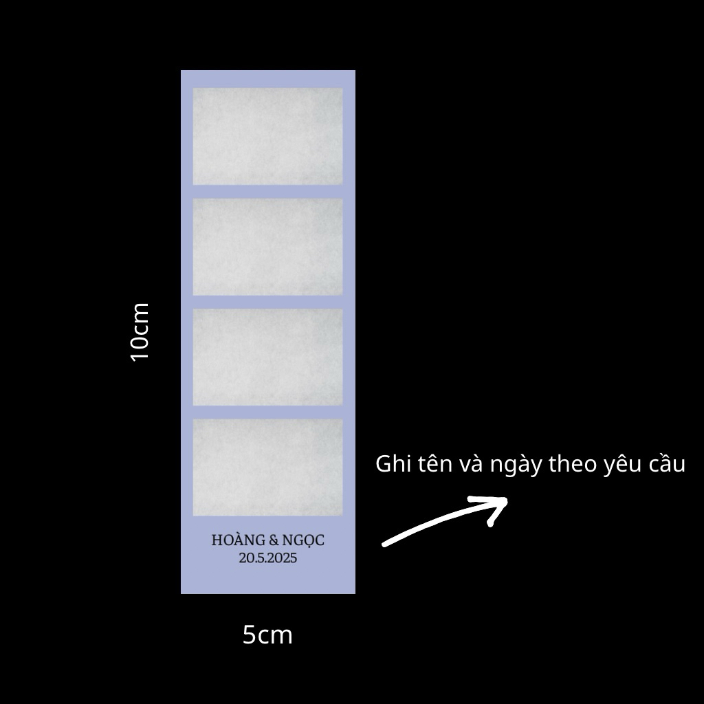 In Ảnh Size Photobooth Combo - Khung Photobooth In Tên Theo Yêu Cầu - In Từ 2 Ảnh