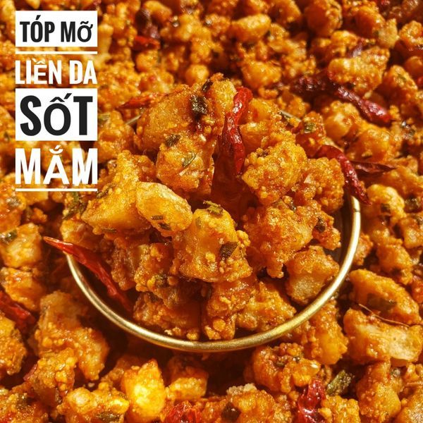 Tóp Mỡ Mắm Tỏi Siêu Ngon - tóp mỡ cháy tỏi - Siêu Giòn