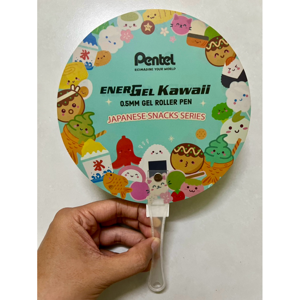 Quạt cầm tay Pentel - EnerGel Kawaii