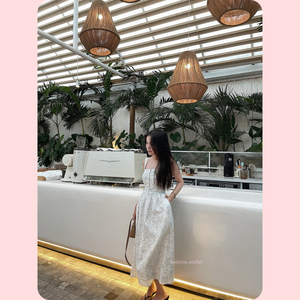 [KHÔNG RESTOCK] Jasmine.atelier - DRESS D01 (đầm tiểu thư phong cách coqette)