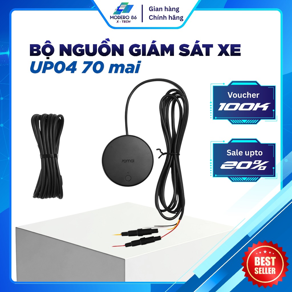 Hardwire Kit 4G UP04 cho Camera hành trình 70mai Omni X200, X800, A810, A510