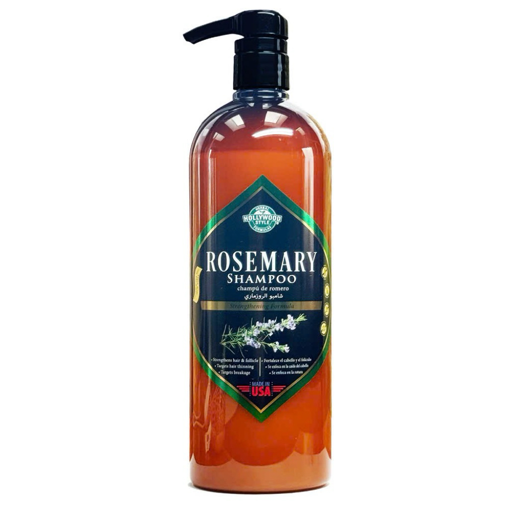 [Made in USA] DẦU GỘI ROSEMARY HOLLYWOOD STYLE – KÍCH THÍCH MỌC TÓC, GIẢM GÃY RỤNG (946ml)