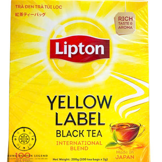 Trà Nhúng Lipton Nhãn Vàng 100 Gói ( Hàng nhập khẩu Nhật Bản)