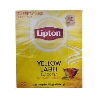 Trà Nhúng Lipton Nhãn Vàng 100 Gói ( Hàng nhập khẩu Nhật Bản)