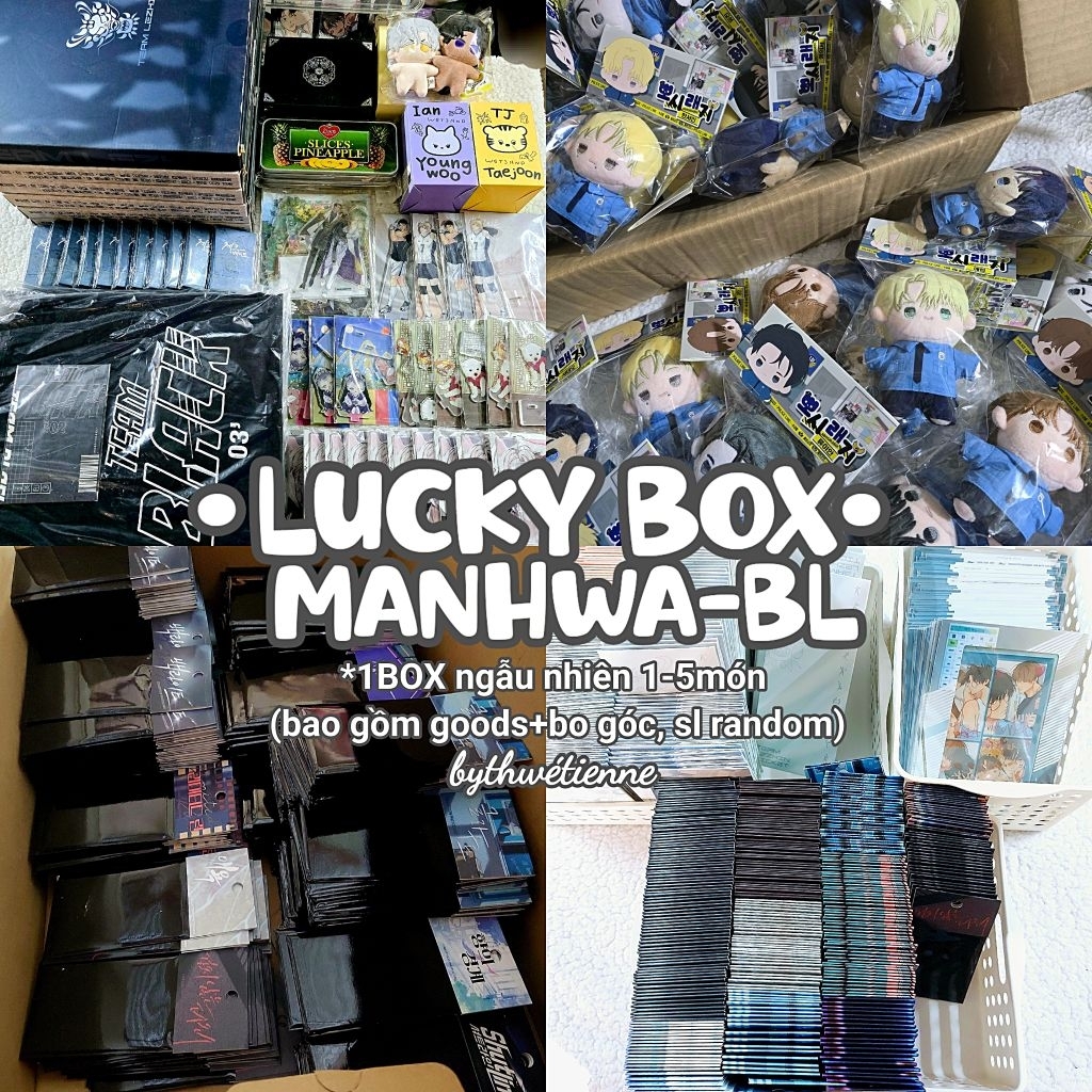 (SẴN) Lucky box MANHWA BOYLOVE BL chính hãng