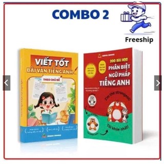 Sách - 200 bài học phân biệt ngữ pháp tiếng Anh + Viết tốt bài văn tiếng anh theo chủ đề có lẻ Chưa có đánh giá