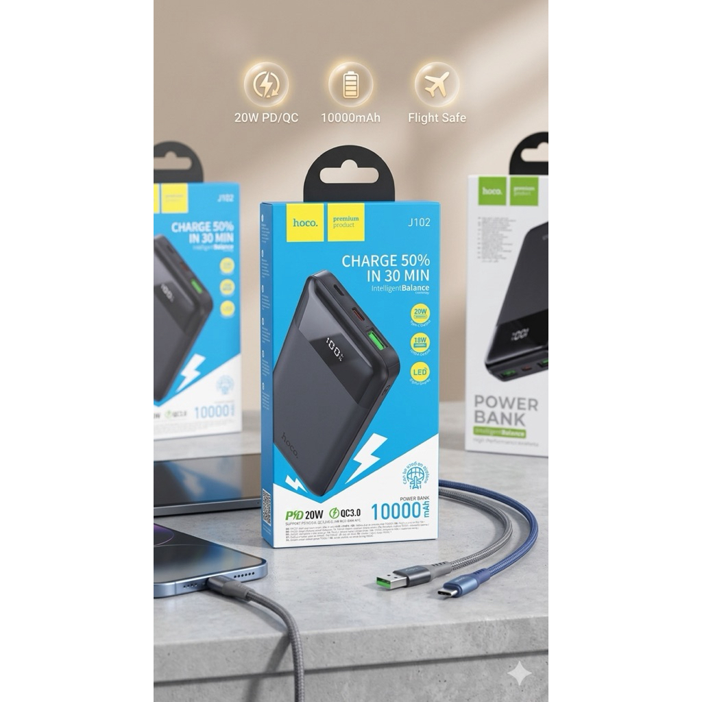 Sạc dự phòng Hoco J102
