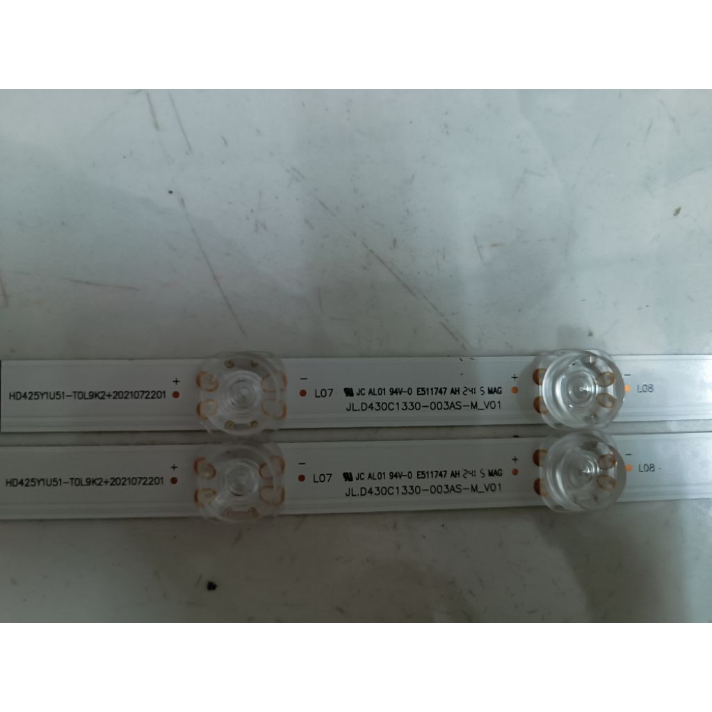 đèn led tháo máy Hisense 43U6K JL.D43C1330 -2 thanh 12 bóng 3V