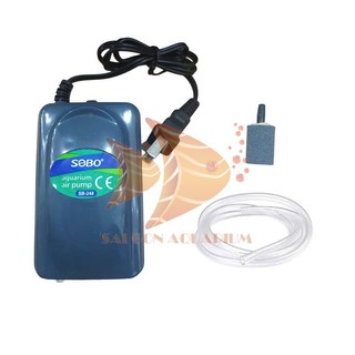 MÁY BƠM SỦI TẠO OXY SOBO SB-108 | 248 | 348 | 648 – CHO HỒ CÁ THỦY SINH ( TẶNG DÂY + ĐẤU THỔI O2 )
