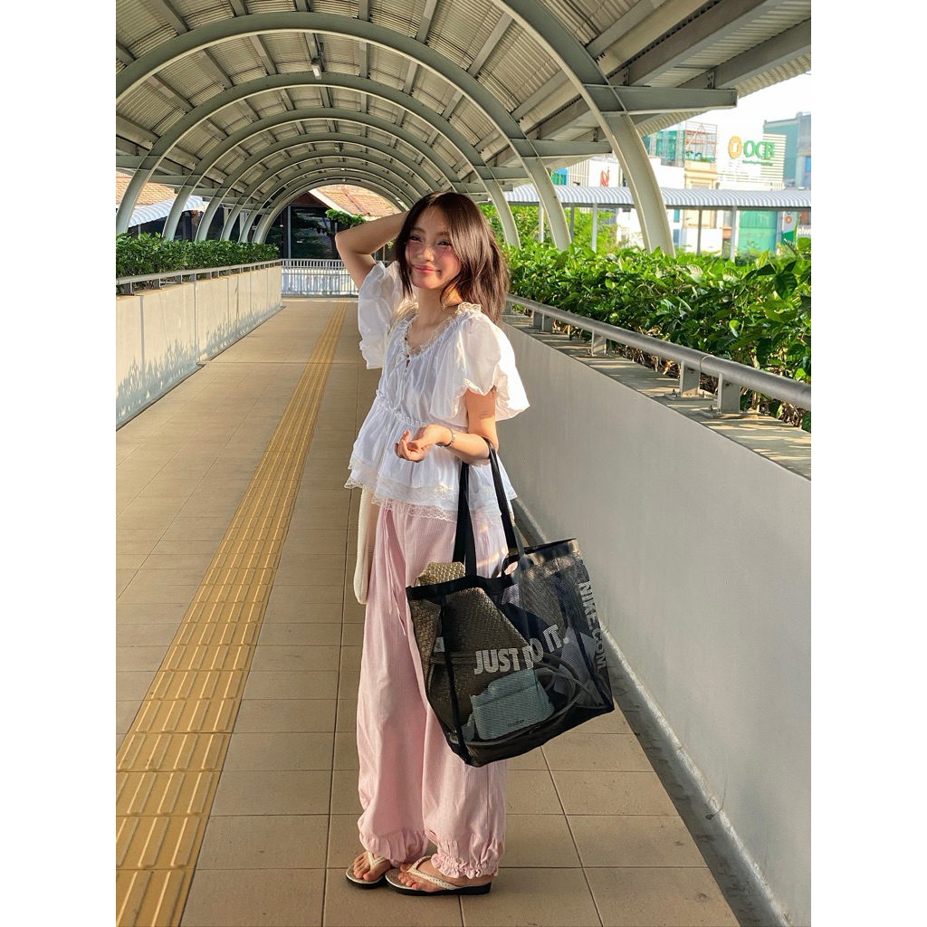 Babydoll Top Camella ୨୧ 𝐁𝐲 𝐄𝐢𝐠𝐡𝐭𝐞𝐞𝐧 𝐀𝐠𝐚𝐢𝐧
