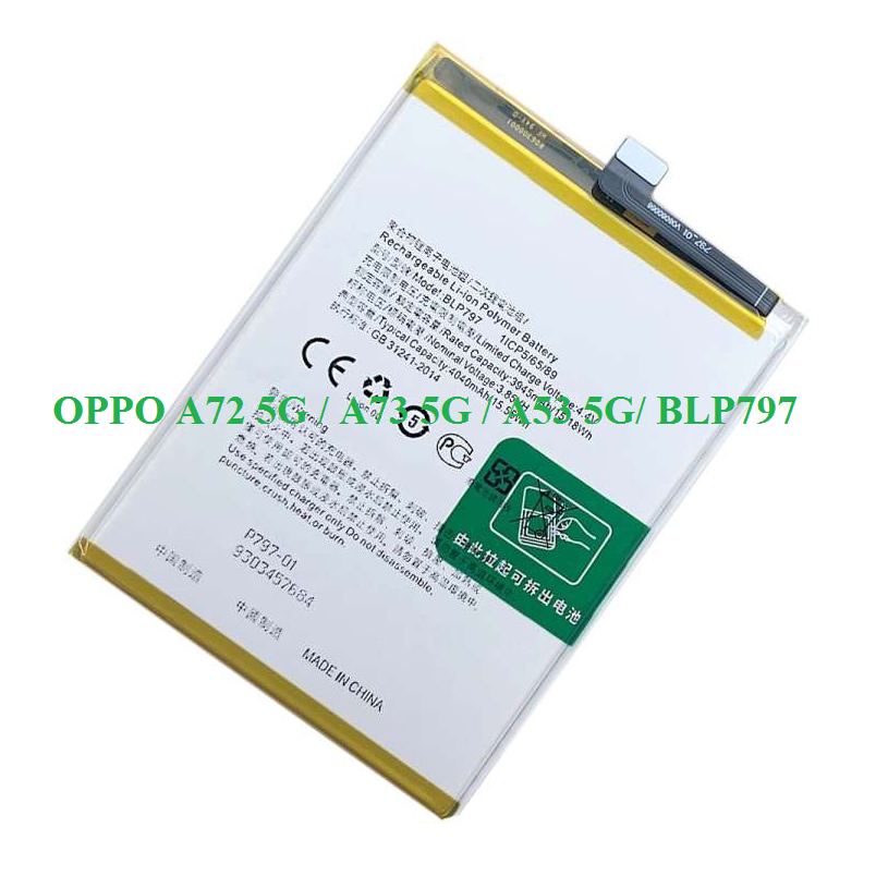 PIN BLP797/OPPO A72 5G / A73 5G / A53 5G ZIN 100%
