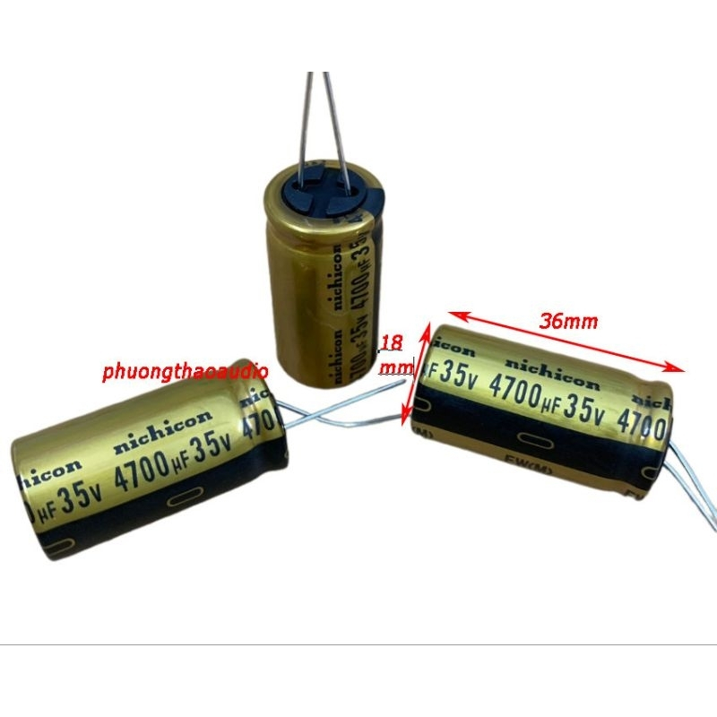 Tụ nichicon FW 4700uf 35v, nichicon 4700uf35v