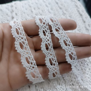 Set 5m ren trang trí nhiều mẫu – Ren viền handmade, phụ kiện trang trí thiệp, scrapbook, may vá...
