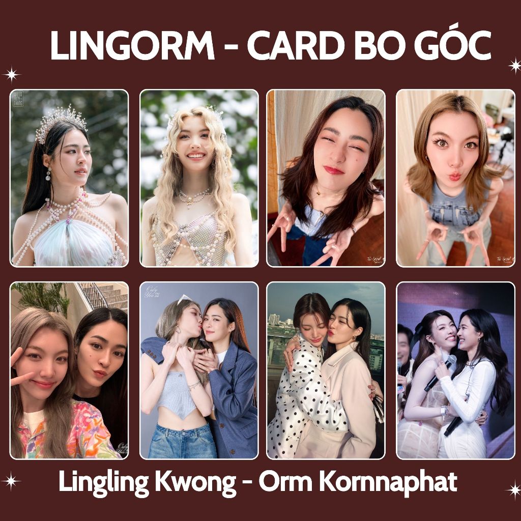 LingOrm - CARD BO GÓC The Secret Of Us Lingling Kwong - Orm Kornnaphat Only You The Series, Weeding 
