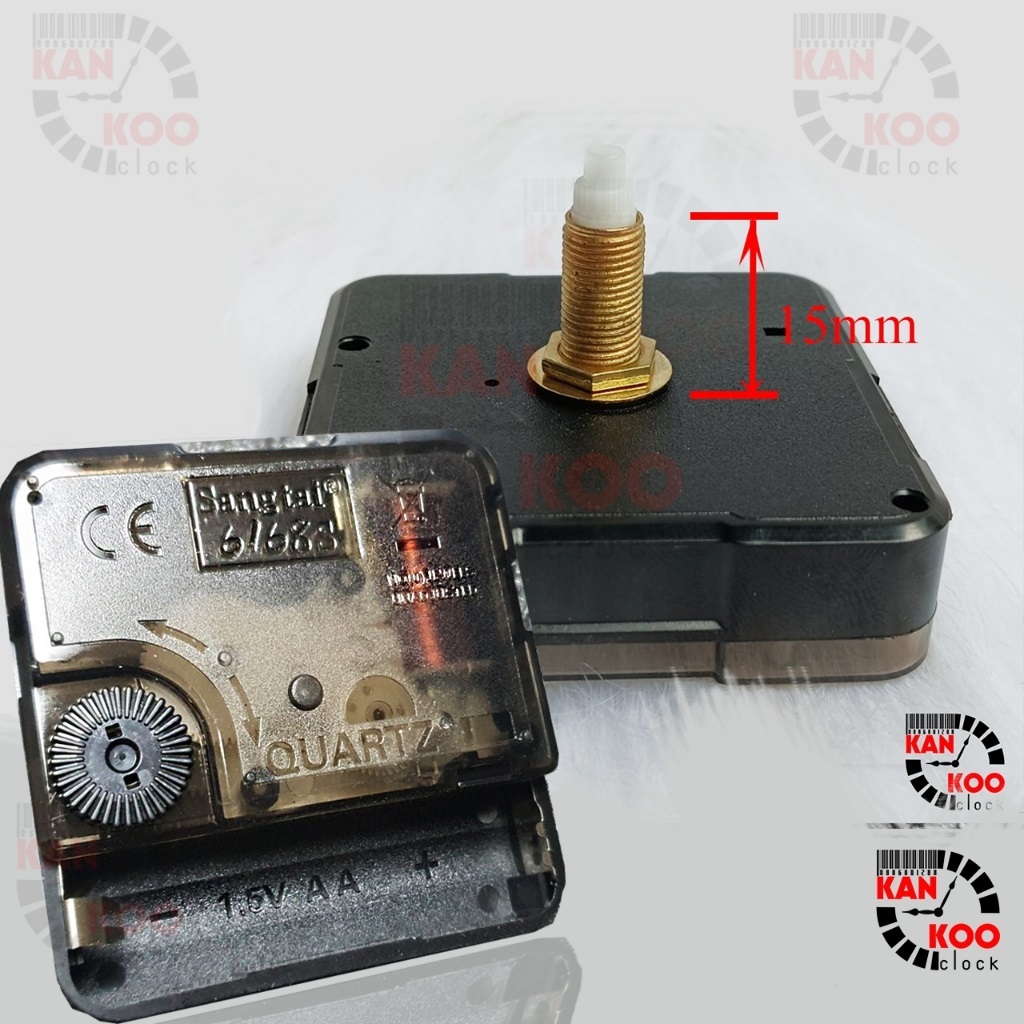 Máy Đồng Hồ 6168S Kim Trôi Êm | Silent Quartz | Cốt 22mm | Trục đồng 15mm | Không Tiếng | BH 12T