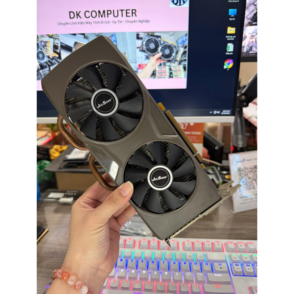 VGA JieShuo GTX 1060 6GB GDDR5 hàng cũ