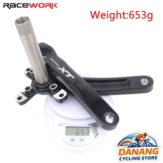 Đùi Đĩa Rỗng Xe Đạp MTB 1 Tầng RACEWORK XT | Giò Dĩa MTB, Trục Rỗng, Nhôm Bền Nhẹ