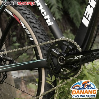 Đùi Đĩa Rỗng Xe Đạp MTB 1 Tầng RACEWORK XT | Giò Dĩa MTB, Trục Rỗng, Nhôm Bền Nhẹ