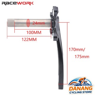 Đùi Đĩa Rỗng Xe Đạp MTB 1 Tầng RACEWORK XT | Giò Dĩa MTB, Trục Rỗng, Nhôm Bền Nhẹ