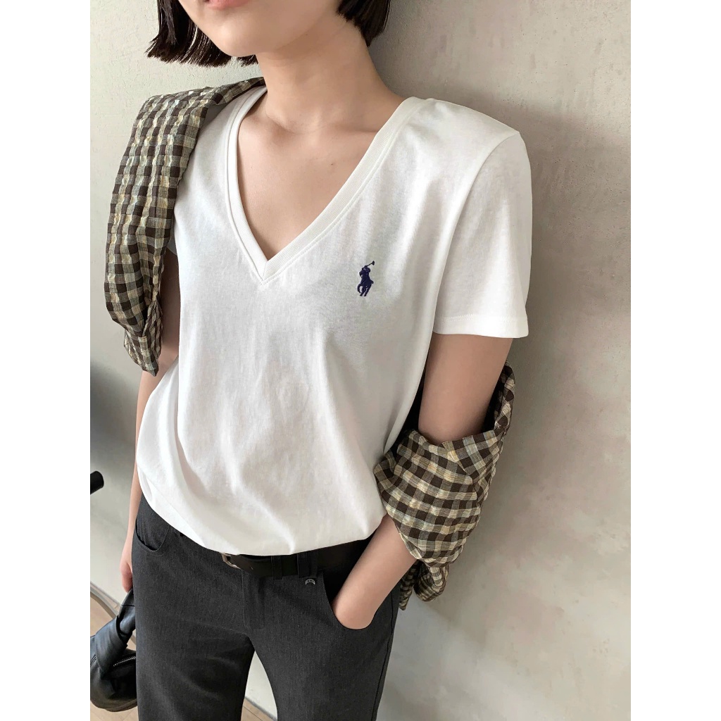 Áo cổ tim RL WG.WE W9158 Laneko 6 màu | BigBuy360 - bigbuy360.vn
