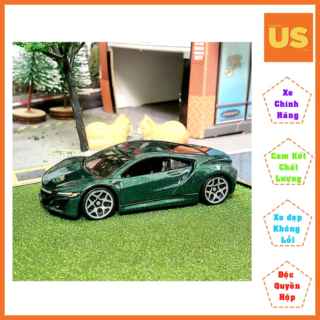 Xe Mô Hình Hot Wheels 17 Acura NSX Độc Quyền Hộp 9, 10 – Chính Hãng US (Không Card) Multi-Pack Exclu