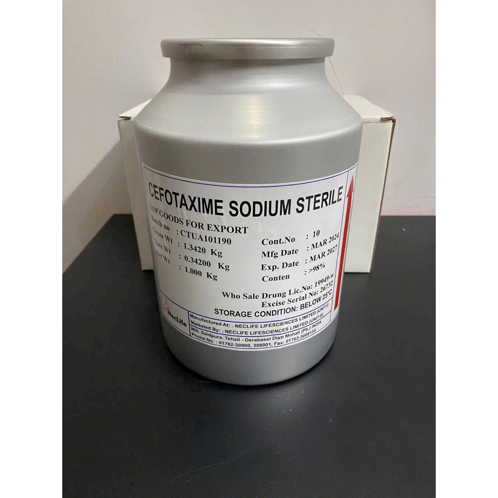 1 KG CEFOTAXIME 98% ẤN ĐỘ