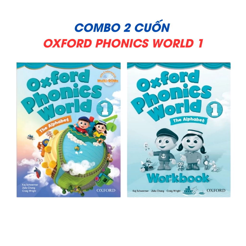 Sách tiếng Anh - Combo 2 quyển Oxford Phonics World 1