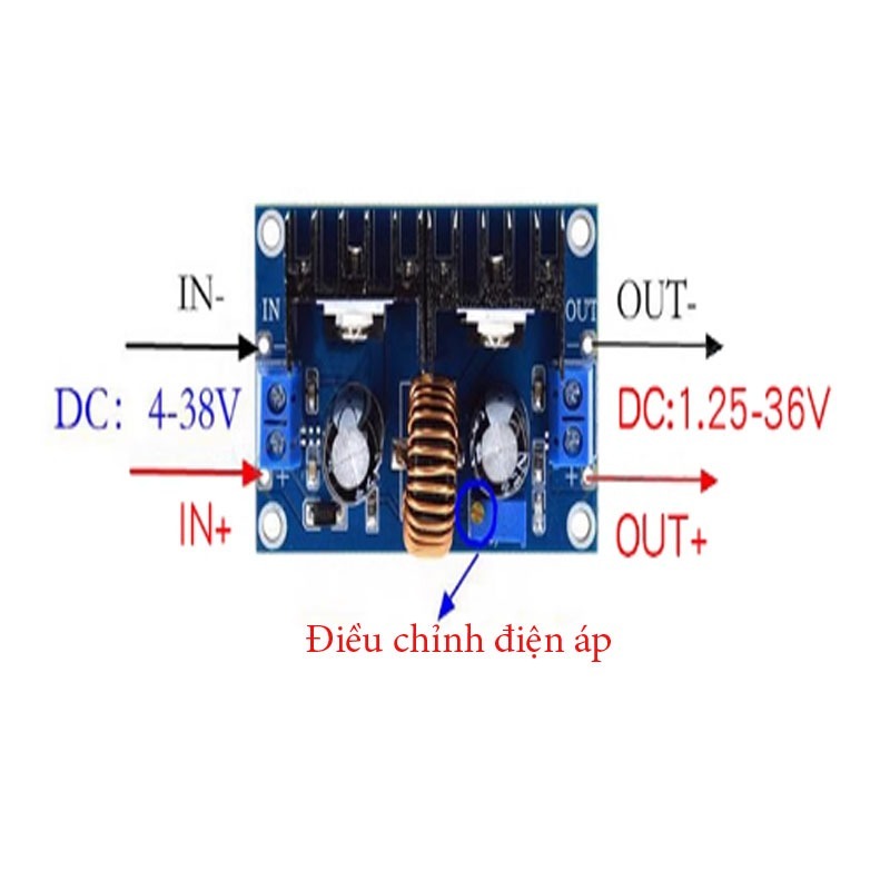 Module Hạ áp DC-Dc XL4016 (8A)