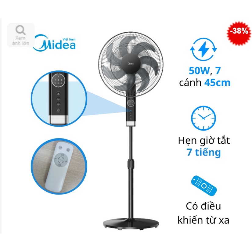 👉Remot quạt thay thế cho quạt FS40-23MR,  FS40-18AR và FS40-17AR, FS40-19PRD, FS40-15DR và MFS070ROA