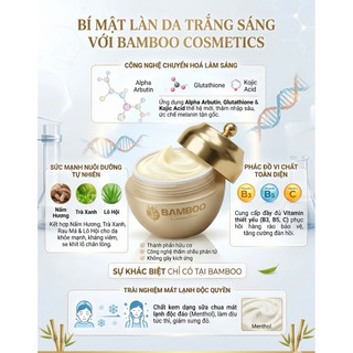 🌟CHÍNH HÃNG🌟Kem Face Plus+ Làm Trắng Da Bamboo